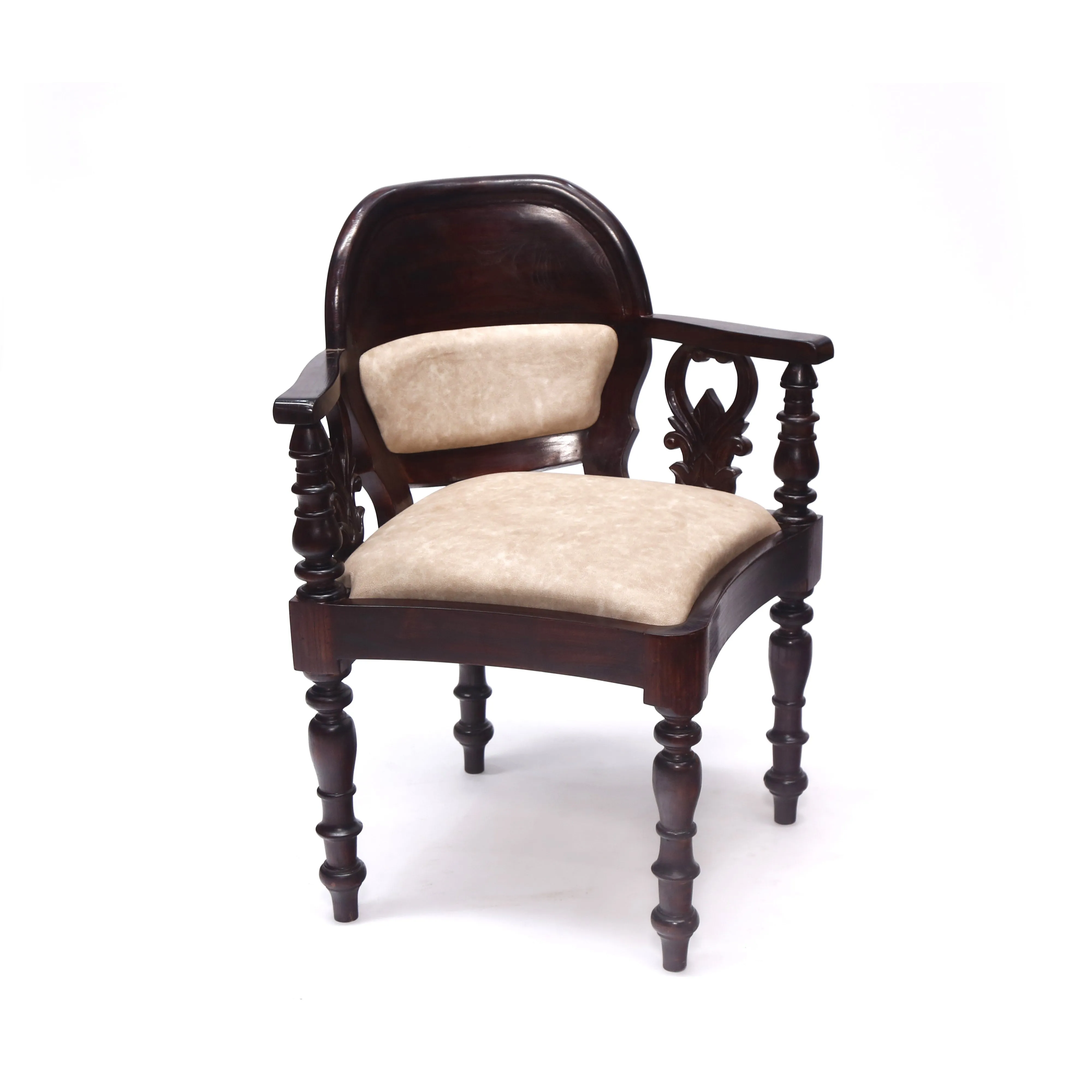 Simple Teak Carved Chair