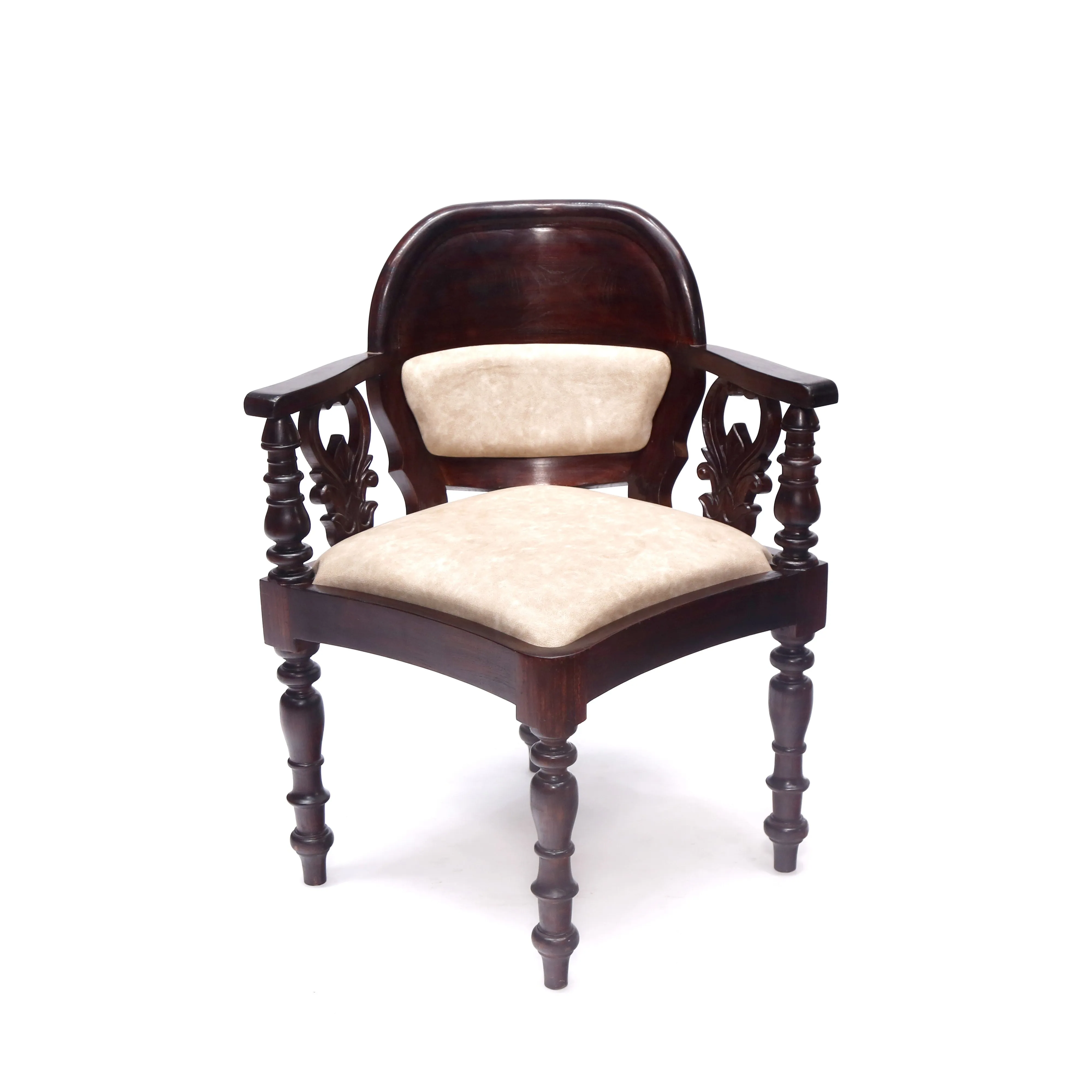 Simple Teak Carved Chair