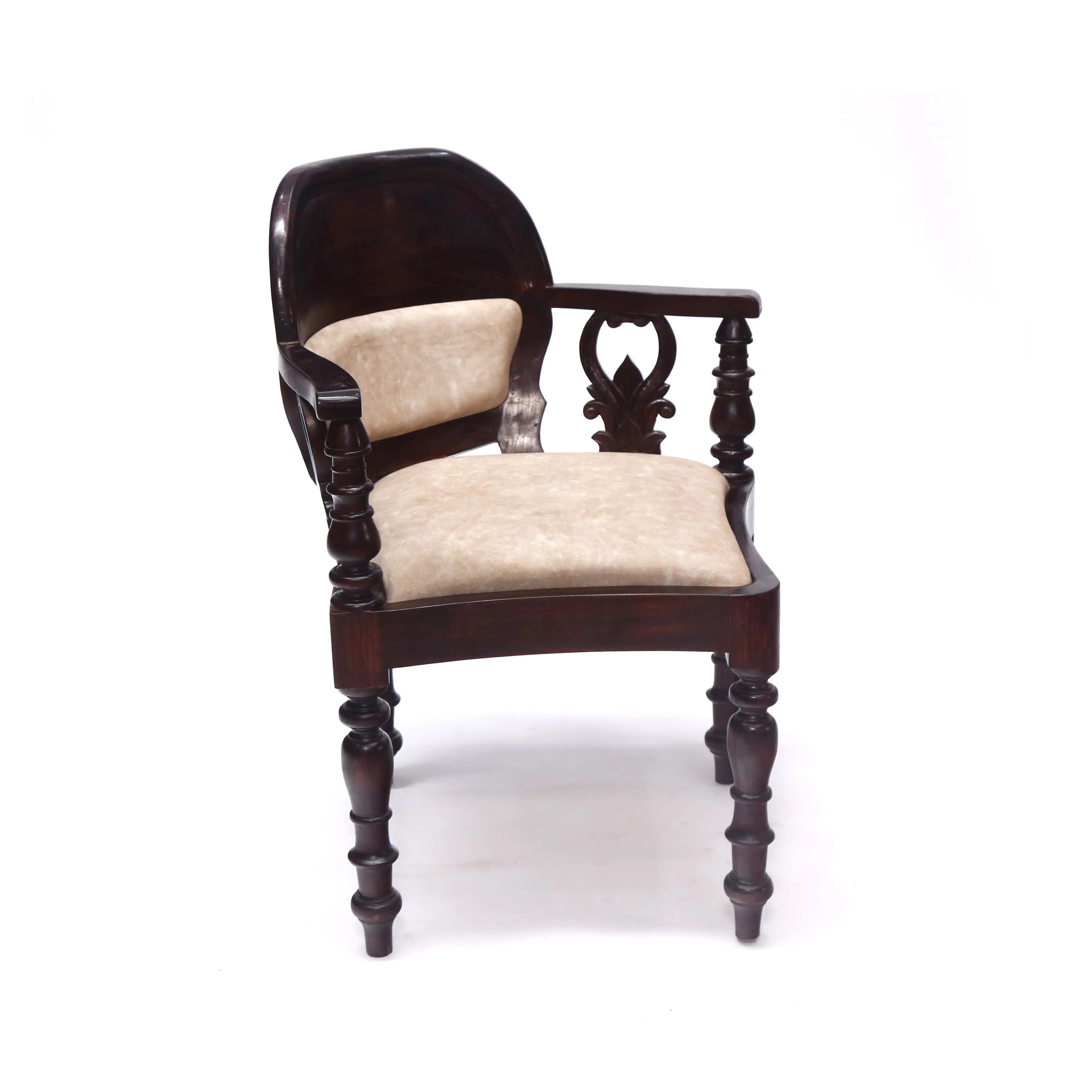Simple Teak Carved Chair