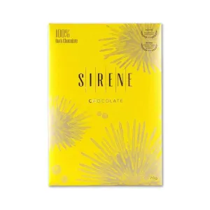 Sirene Chocolate 100% Dark Chocolate (70g)