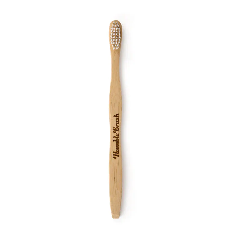 Soft Bamboo Toothbrush - White