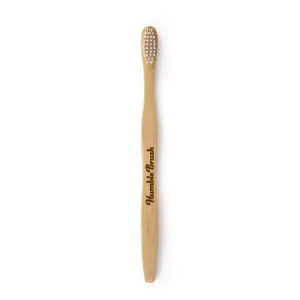 Soft Bamboo Toothbrush - White