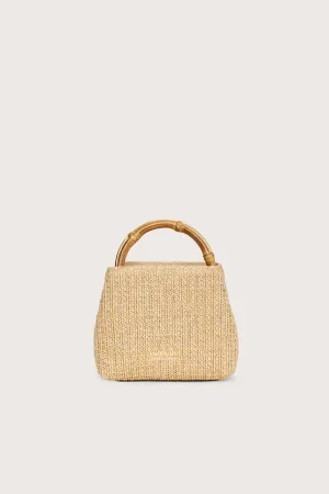 SOLENE MINI CROSSBODY BAG - NATURAL