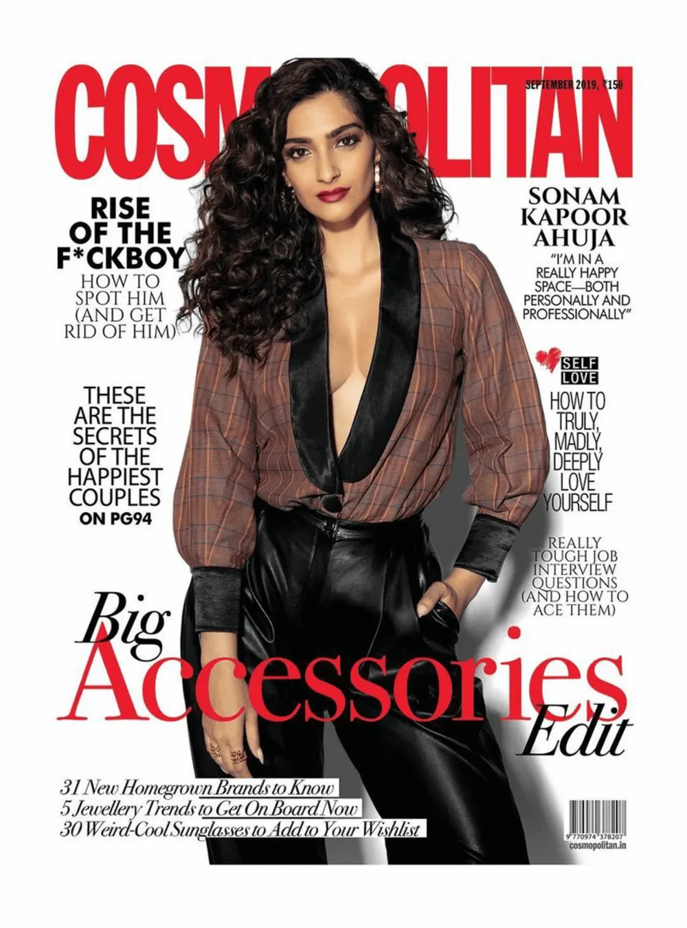 Sonam Kapoor Wearing The O.H Monogram Spin Ring