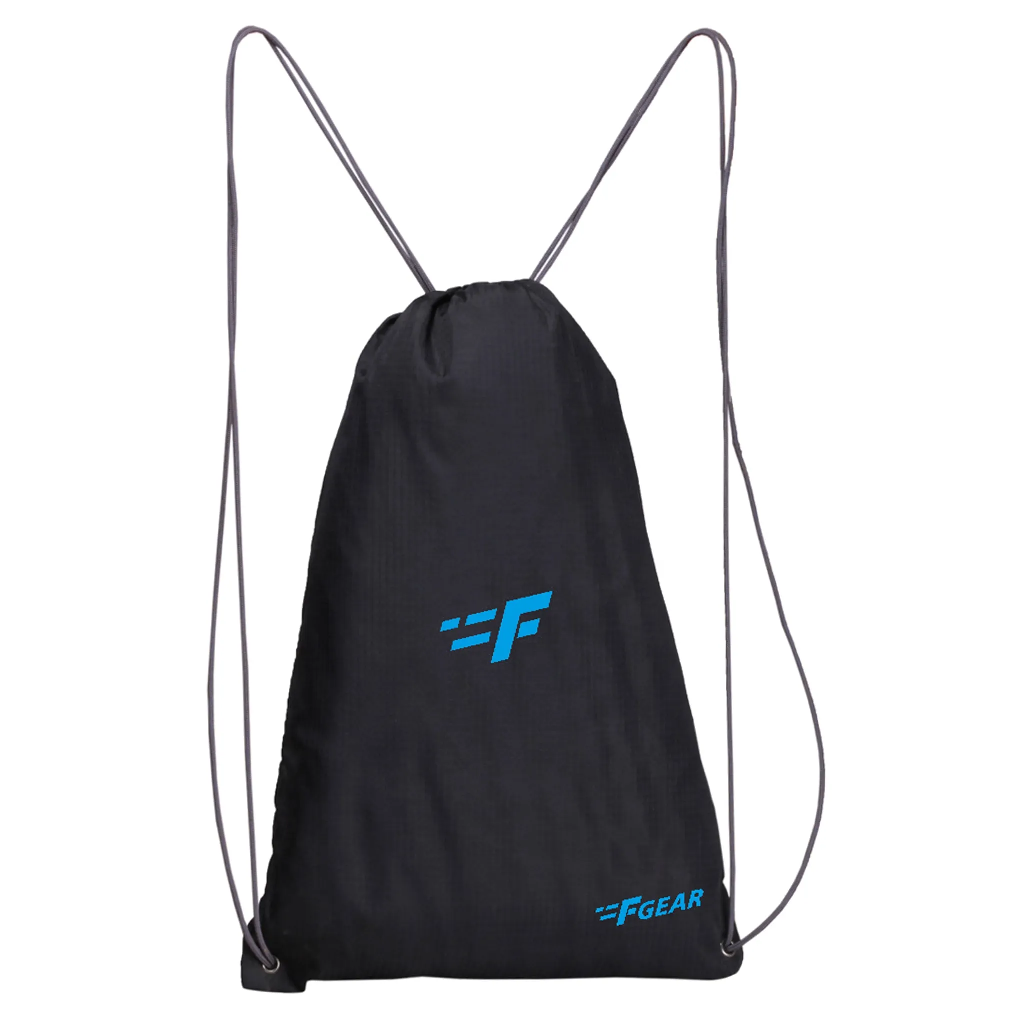String 11L Black Drawstring Bag