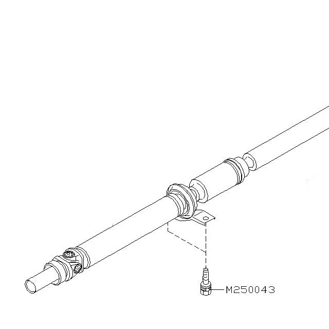 Subaru Driveshaft Carrier Bolts 2002  WRX/STI