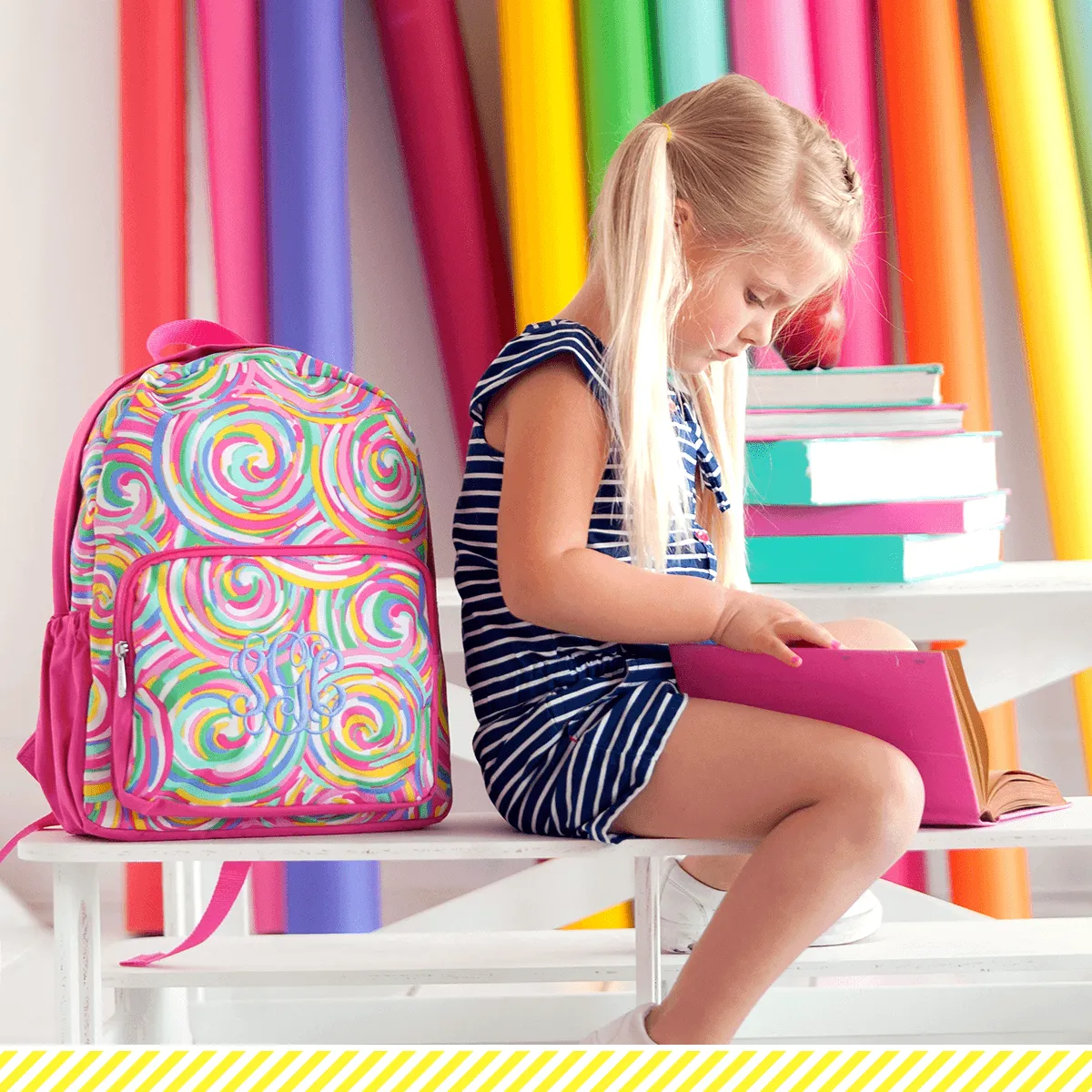 Summer Sorbet Preschool Backpack - Personalized
