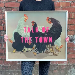 'Talk Of The Town' Framed Print