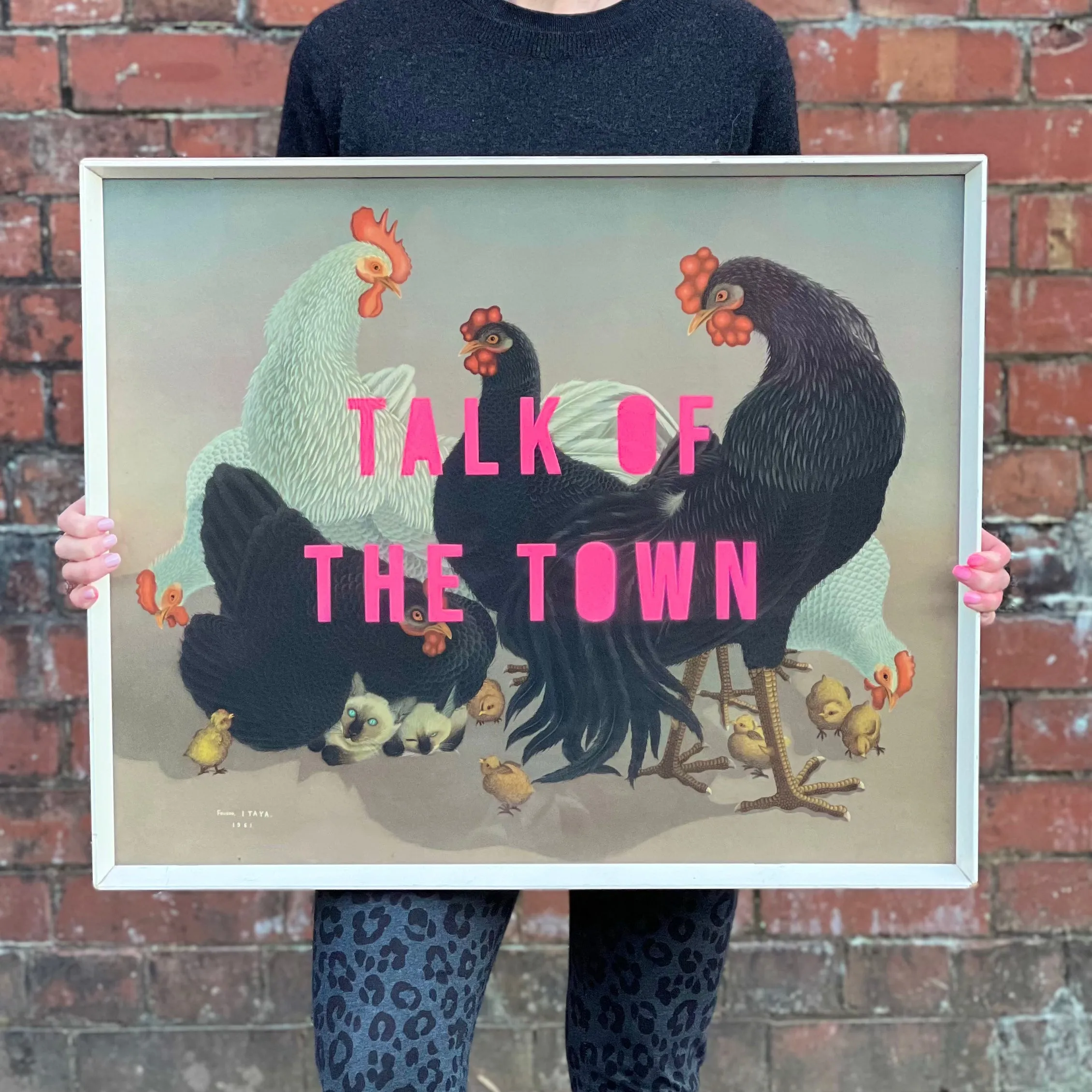 'Talk Of The Town' Framed Print