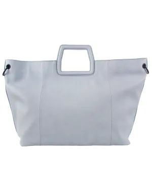 Tate Tote in Poplin Blue