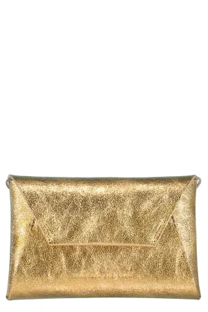 Textured Metallic Envelop Bag