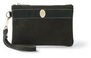 The Chelsworth Clutch Bag in Olive Green