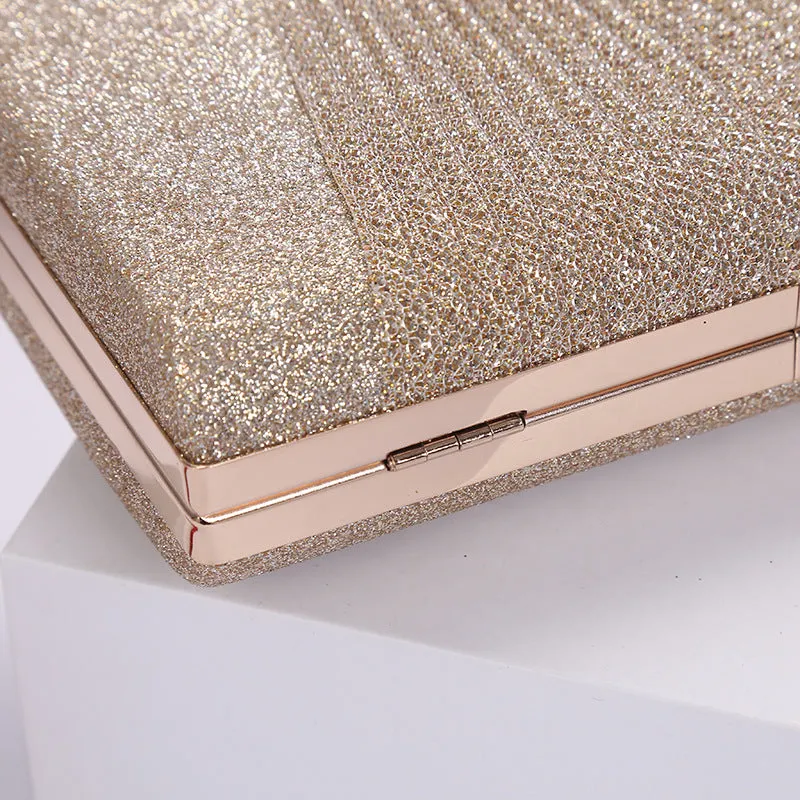 The Sparkle Clutch Bag in Gold, Silver, Rose Gold & Black