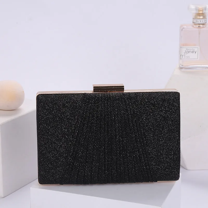 The Sparkle Clutch Bag in Gold, Silver, Rose Gold & Black