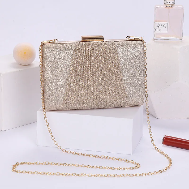 The Sparkle Clutch Bag in Gold, Silver, Rose Gold & Black