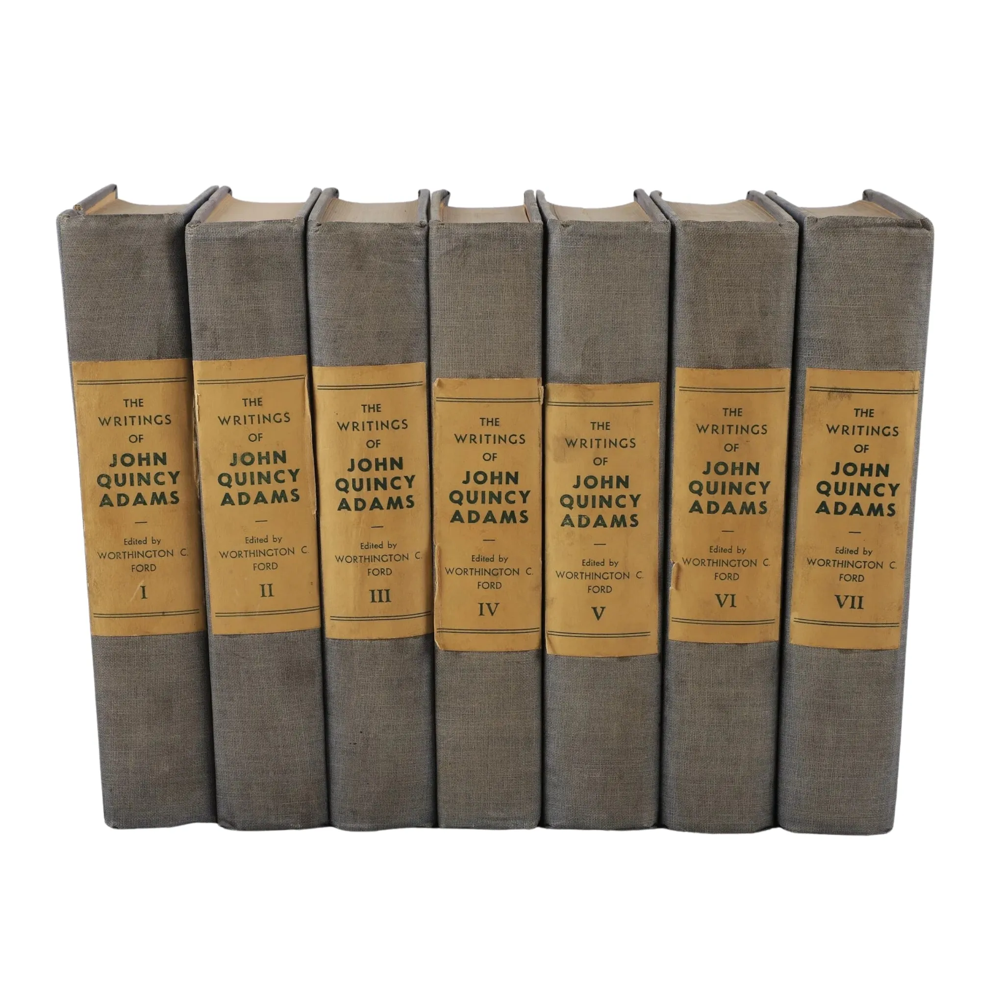 The Writings of John Quincy Adams — 7 volume set