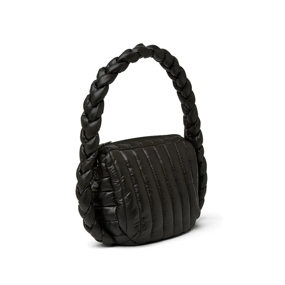 Think Royln The Kelsie Braided Hobo in Black
