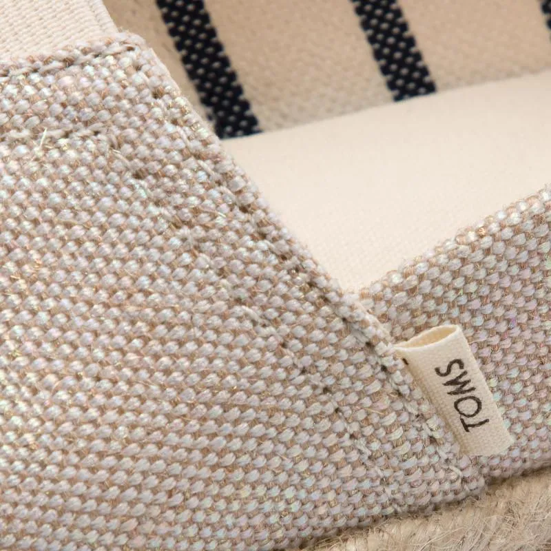 Toms Classic Natural Pearlized 10013508 Metallic Woven
