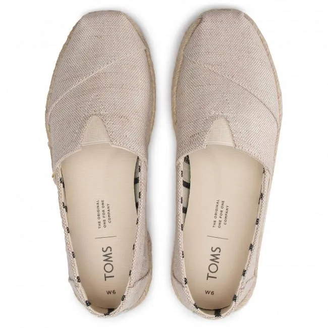 Toms Classic Natural Pearlized 10013508 Metallic Woven