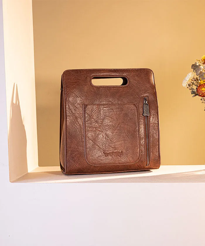 Trinity Ranch Floral Tooled Crossbody Bag