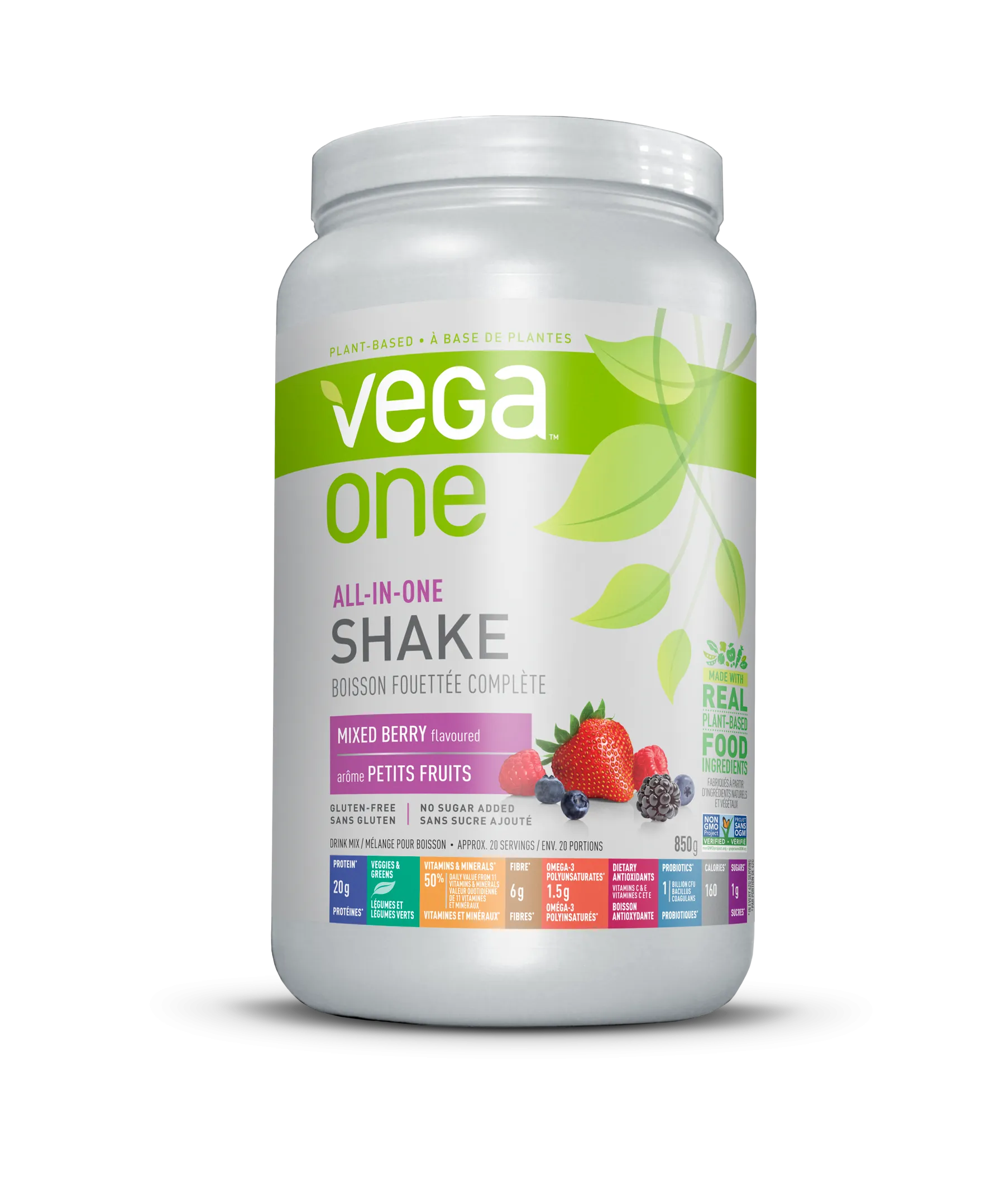 Vega One All-In-One Mixed Berry Shake 850g