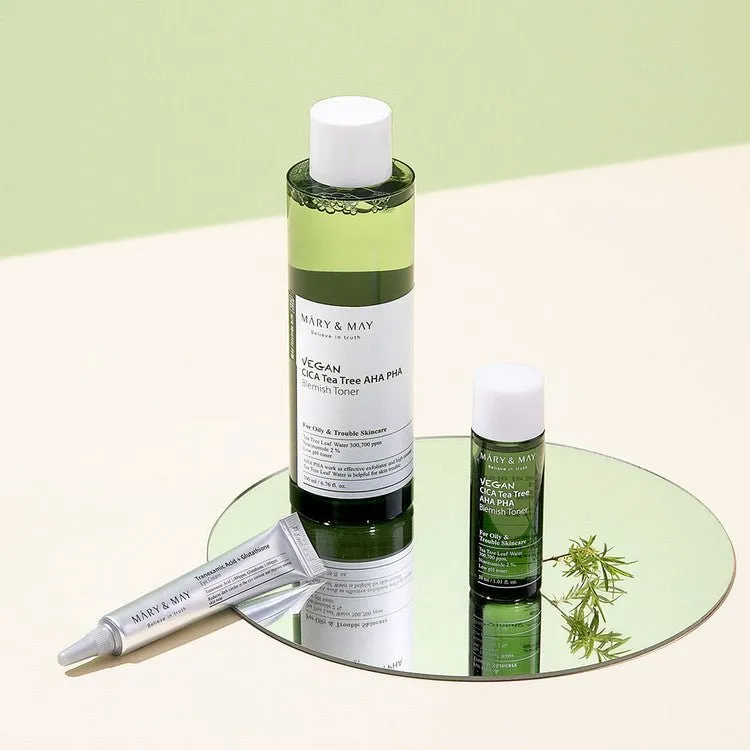 Vegan CICA Tea Tree Toner Special Set (200ml 30ml Eye cream 12g)