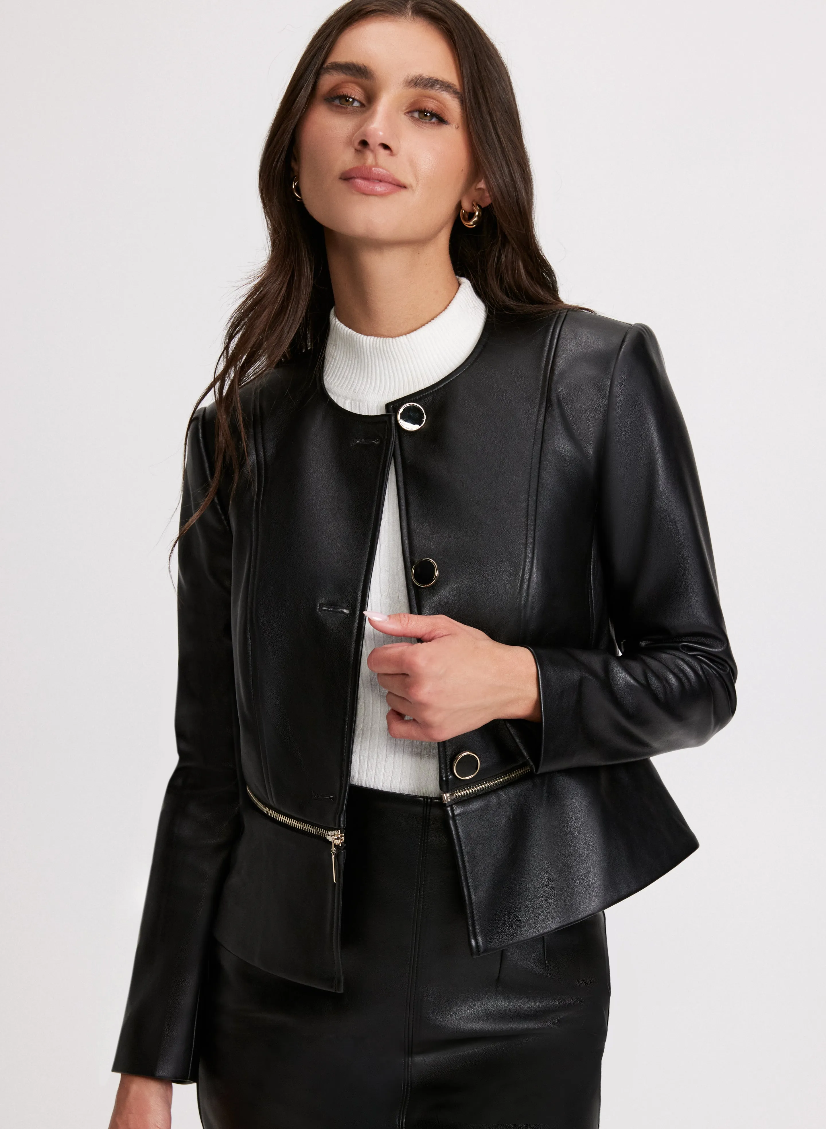 Vegan Leather Jacket