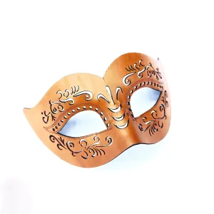 Vegan Leather Mask - Brown