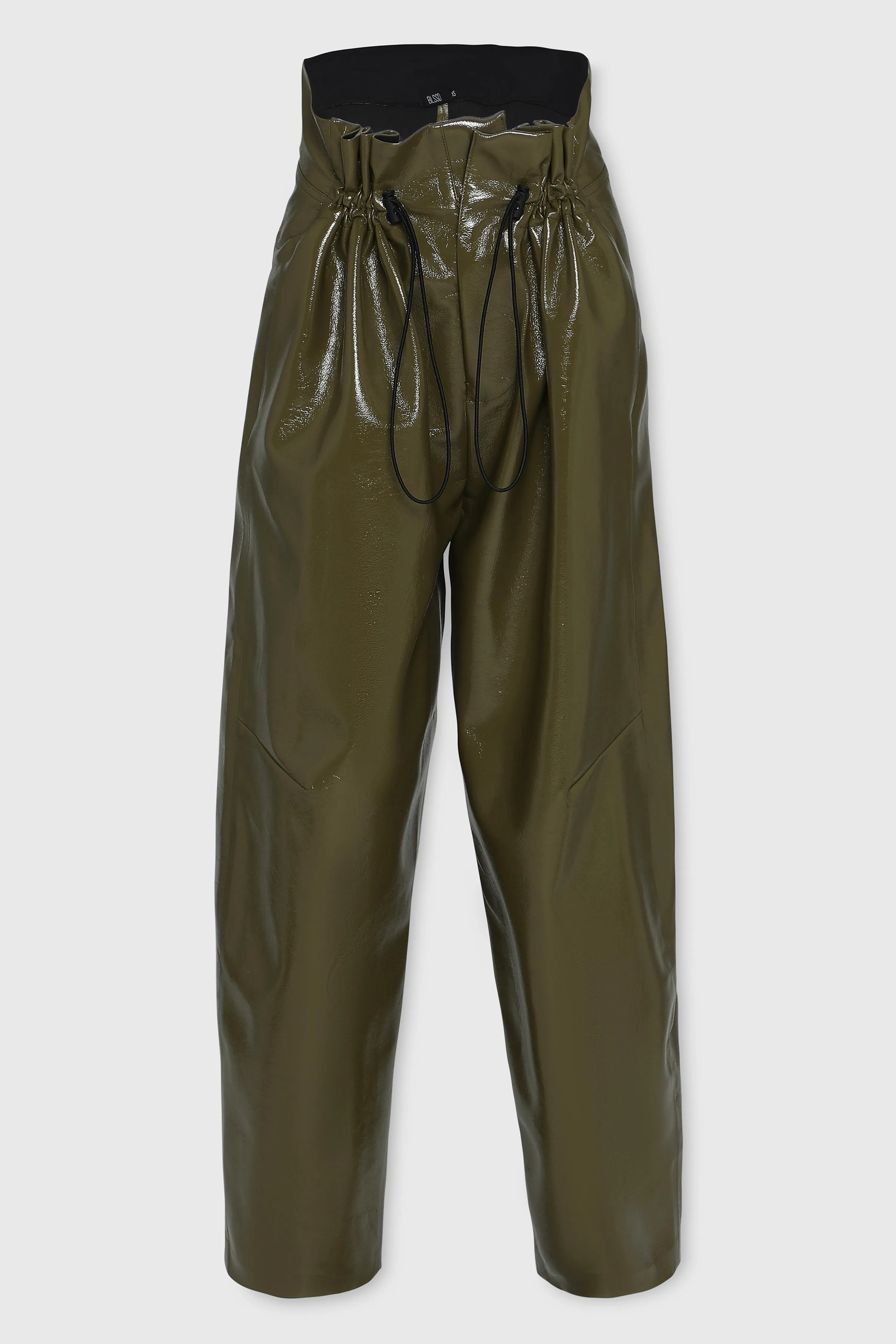 VEGAN LEATHER PARACHUTE PANTS