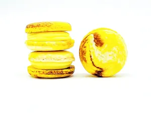 Vegan Planet | The Yellow Planet | Lemon Chocolate Vegan Macarons