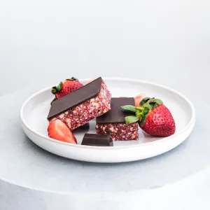 Vegan Strawberry Slice