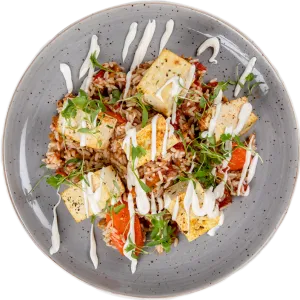 Vegan - Tofu Paella w/ Vegan Aioli