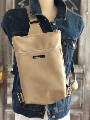 Vegan Vertical SlingBag 2202