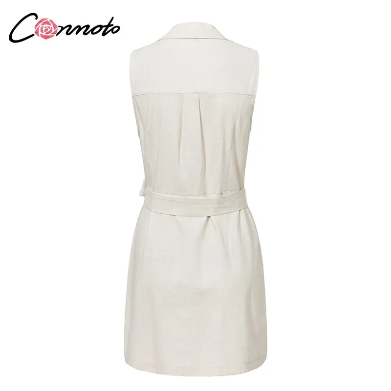 VenusFox Elegant Sexy Bow Belt Tie Dress