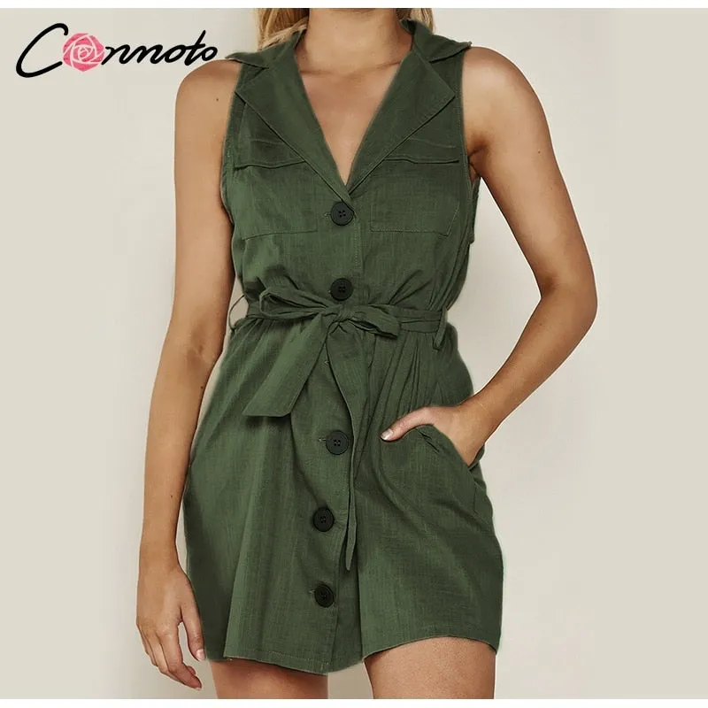 VenusFox Elegant Sexy Bow Belt Tie Dress