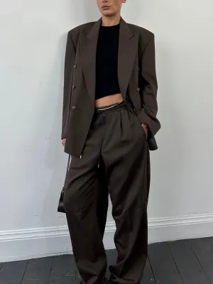 Vintage Double Breasted Suit - 40R/W32