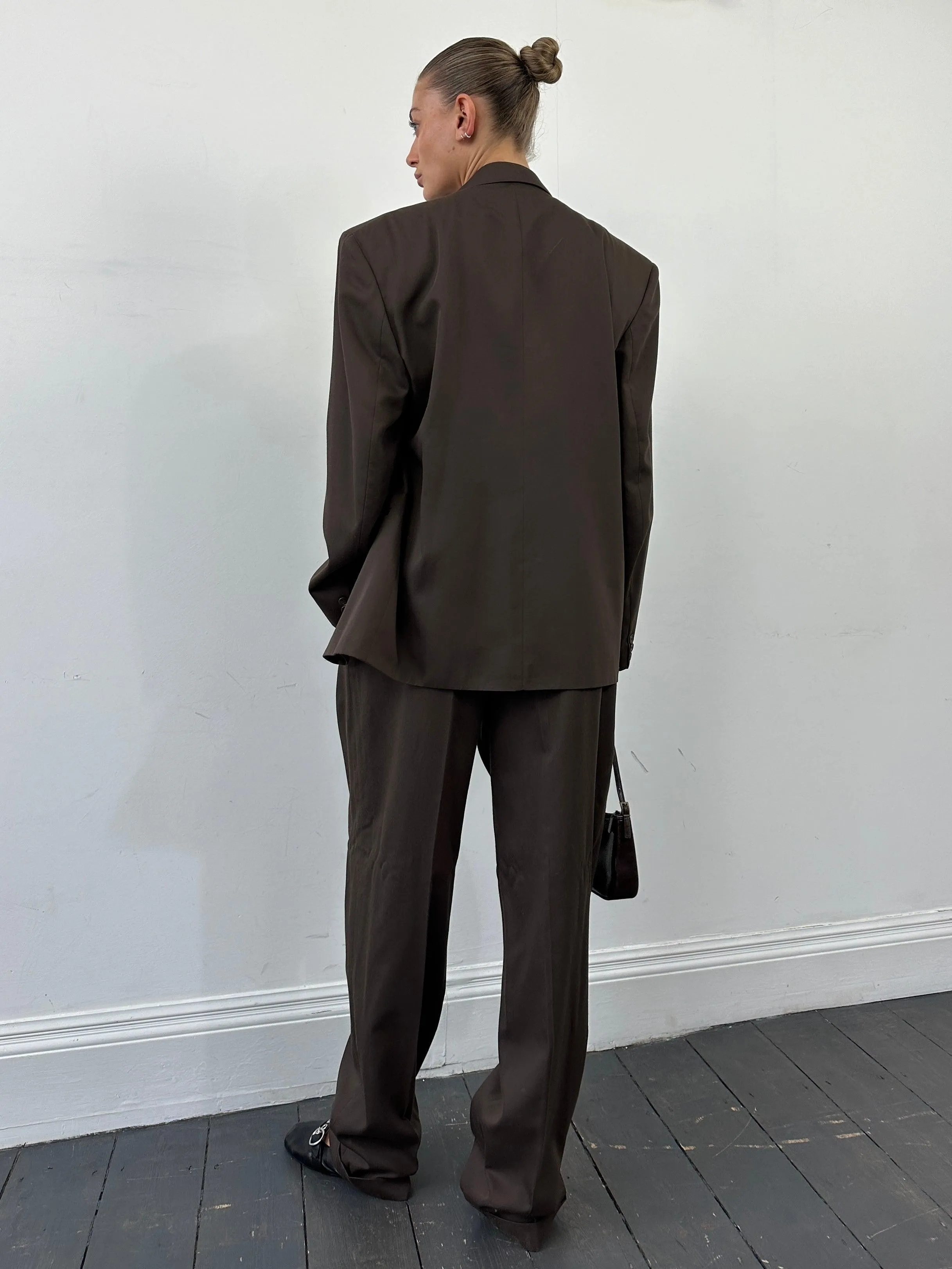 Vintage Double Breasted Suit - 40R/W32