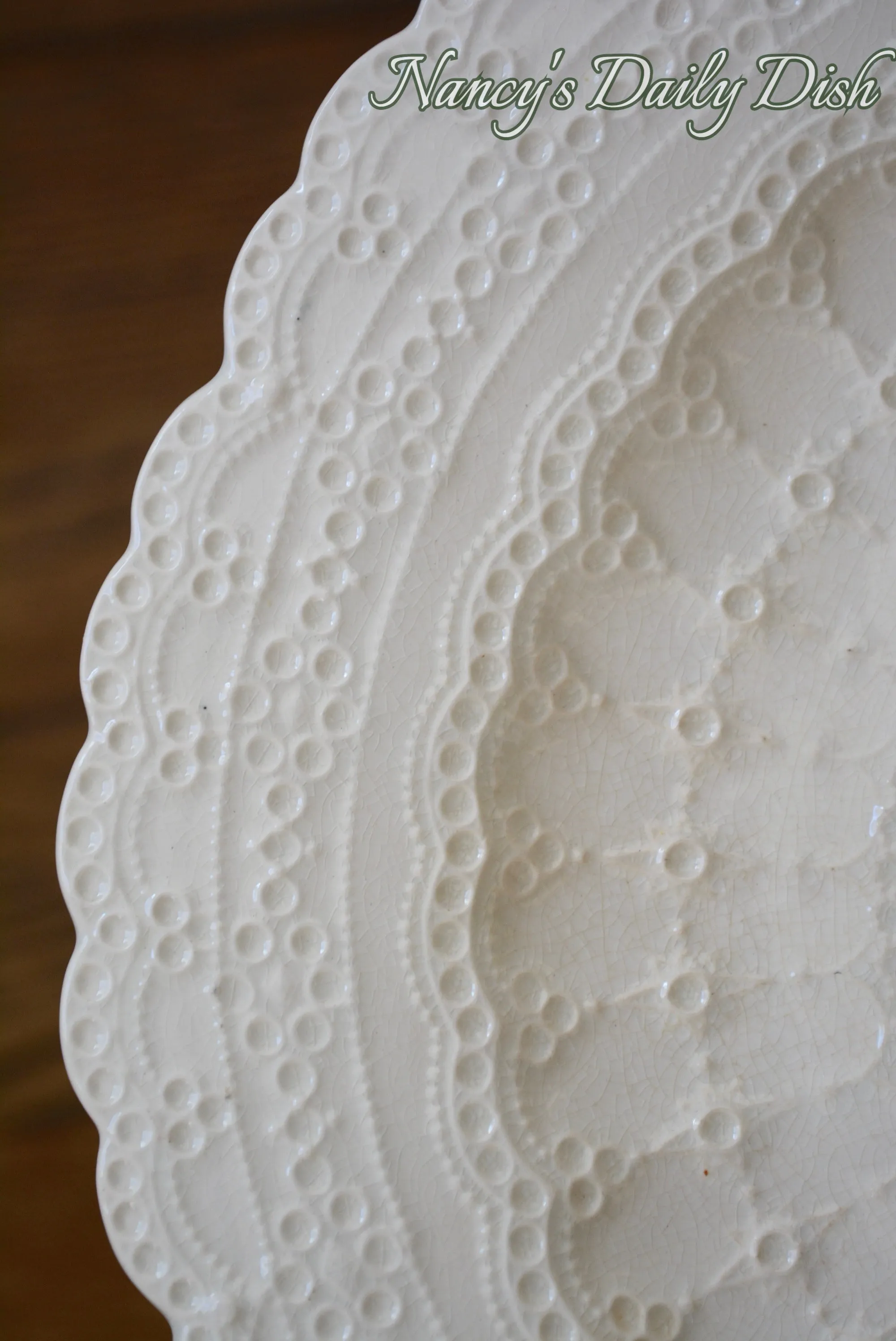 Vintage Spode Nautical Sailboat Ship Black & Cream Transferware Plate Jewel Lace Border