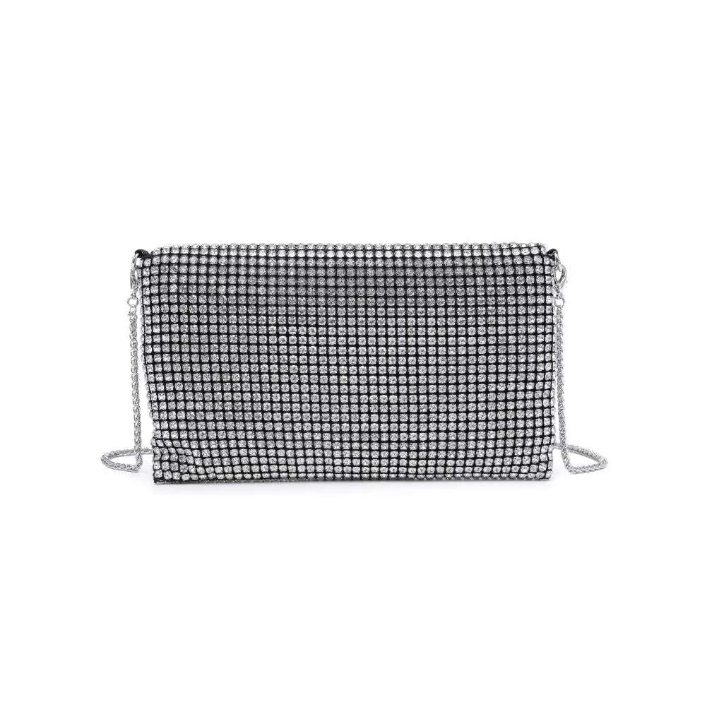 Vivi Rhinestone Evening Bag | Silver