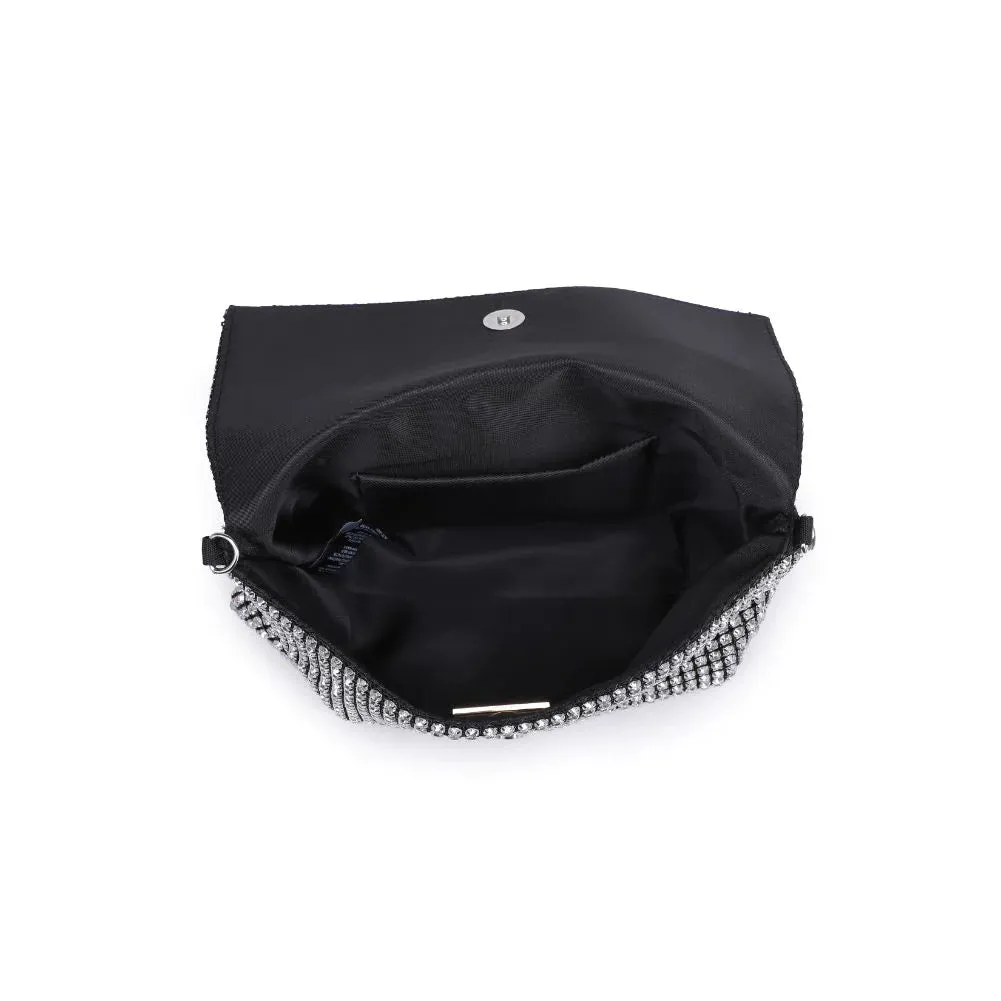 Vivi Rhinestone Evening Bag | Silver