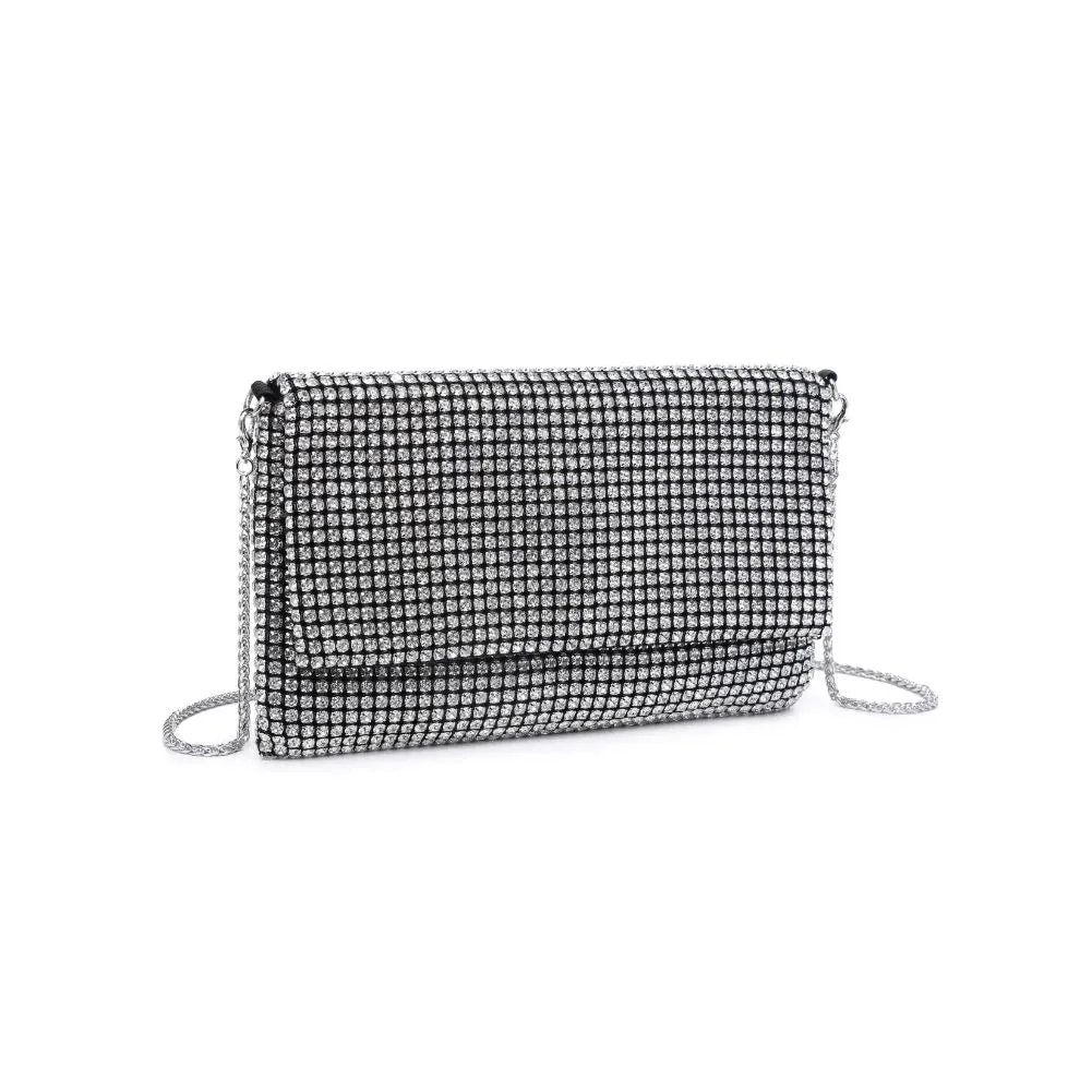 Vivi Rhinestone Evening Bag | Silver