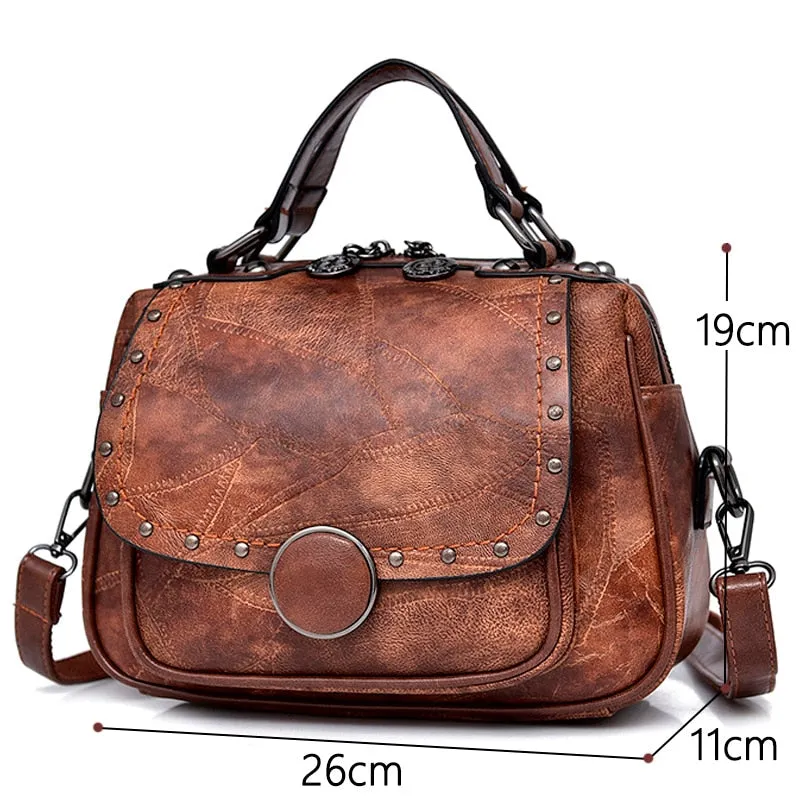 Vvsha Luxurious Brand Women Handbag High Quality Leather Tote Bag Ladies Shoulder Bag Designer Retro Crossbody Bags For Women 2022 New
