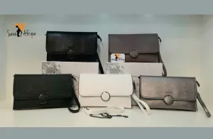 Wide clutch bag