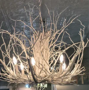Wildwood Hickory 6 light Chandelier Simply White 36" x 36" (1 in stock) 20% off until Dec 06
