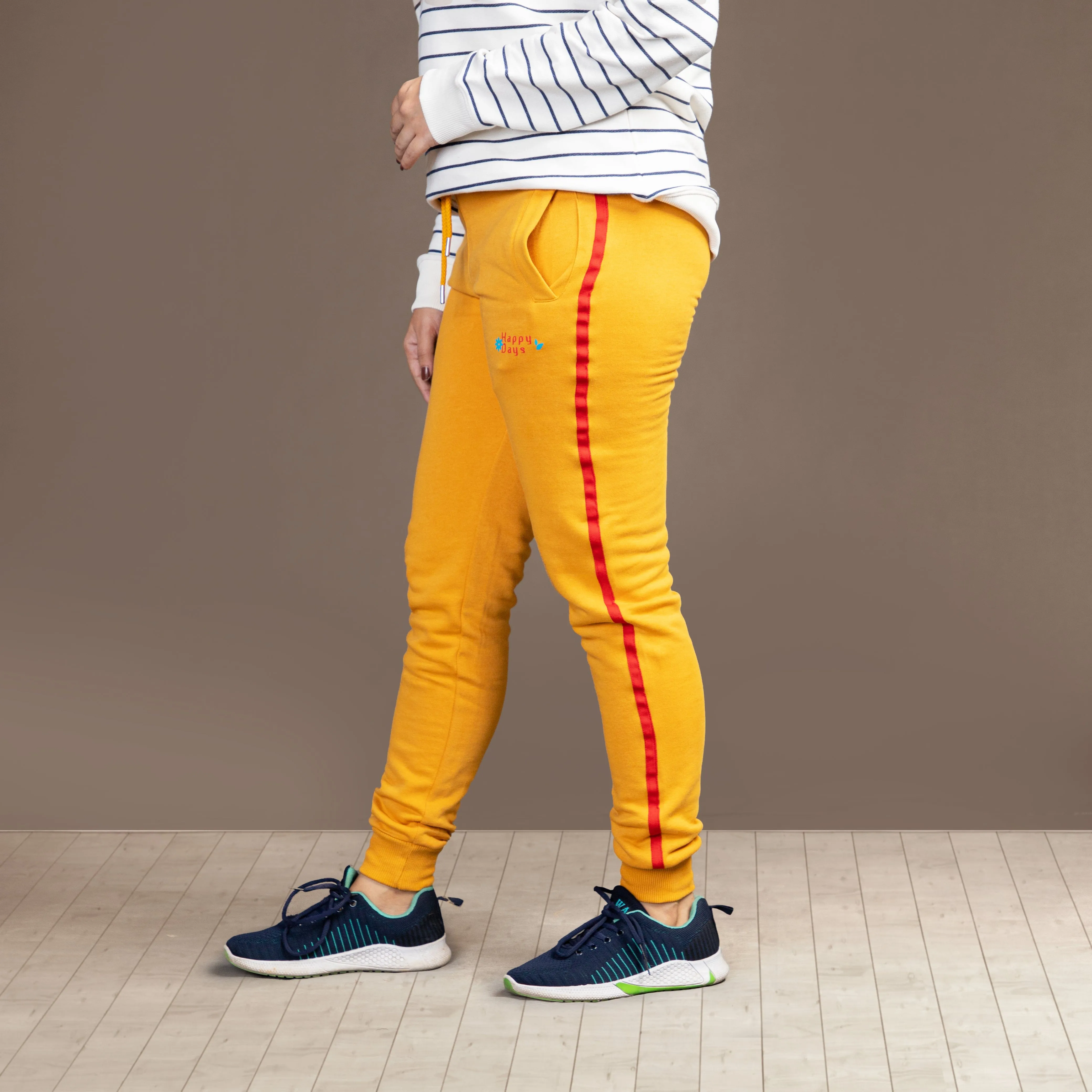 WOMEN'S MAGNIFICENT MUSTARD FLEECE JOGGER