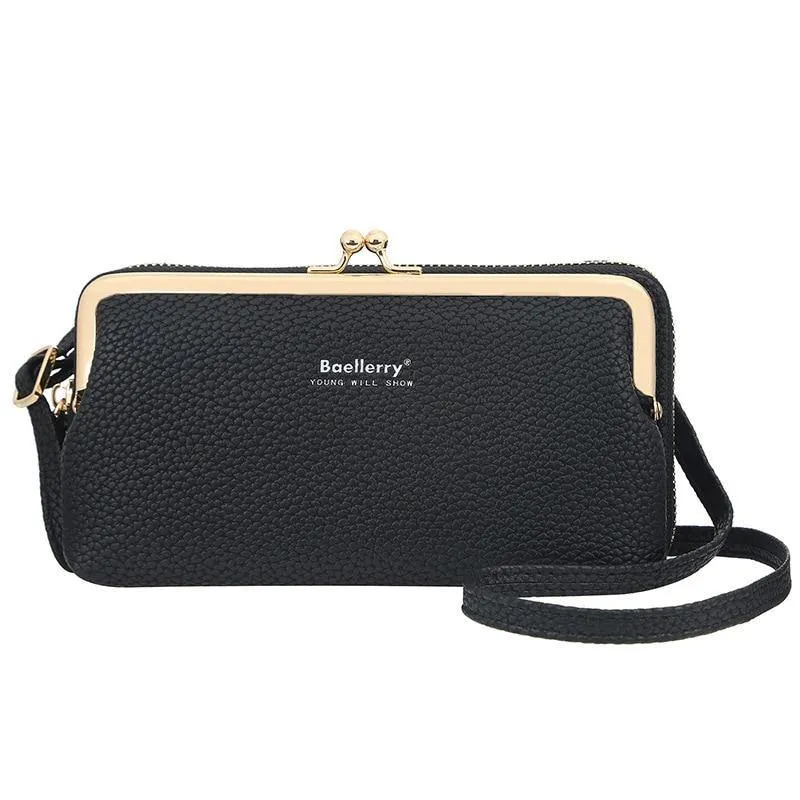 Women's PU Leather Phone Clutch