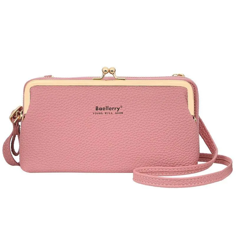 Women's PU Leather Phone Clutch