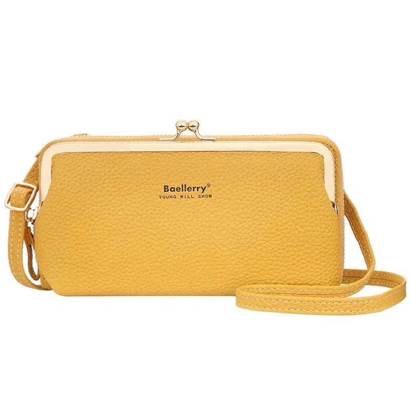 Women's PU Leather Phone Clutch