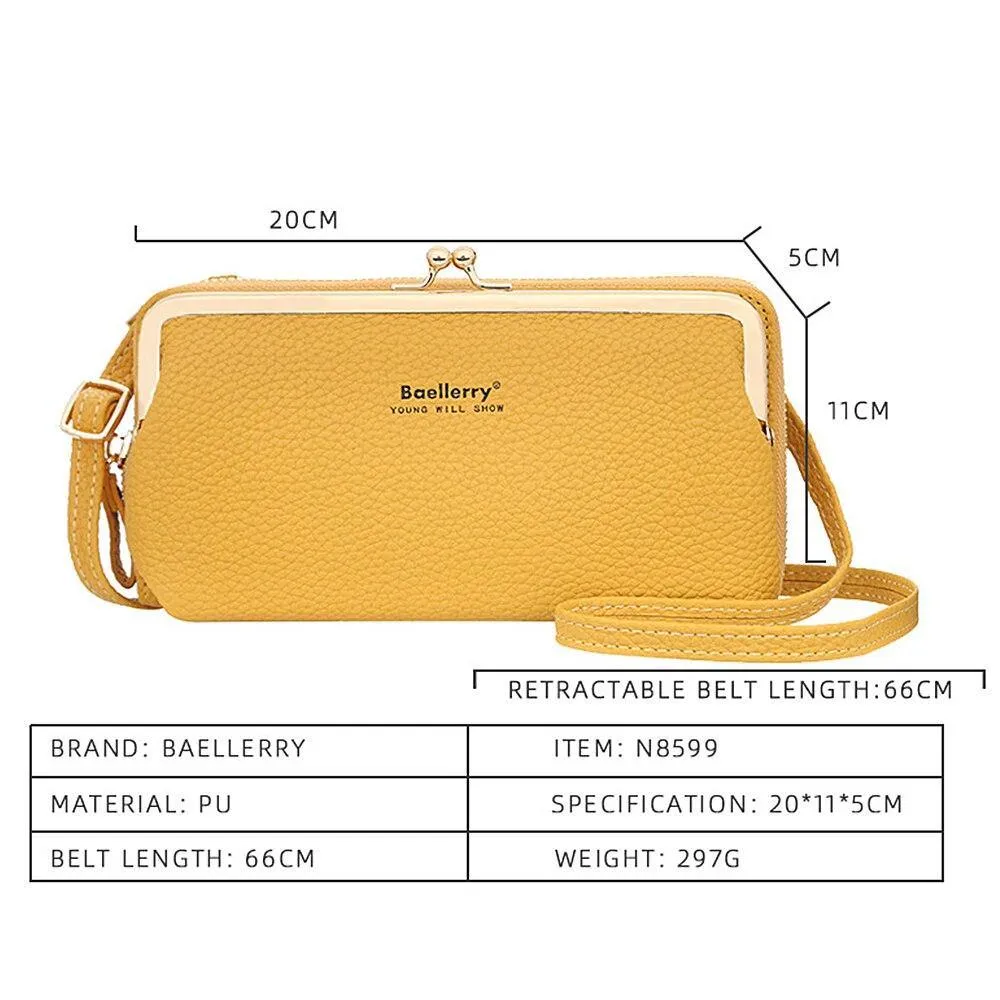 Women's PU Leather Phone Clutch