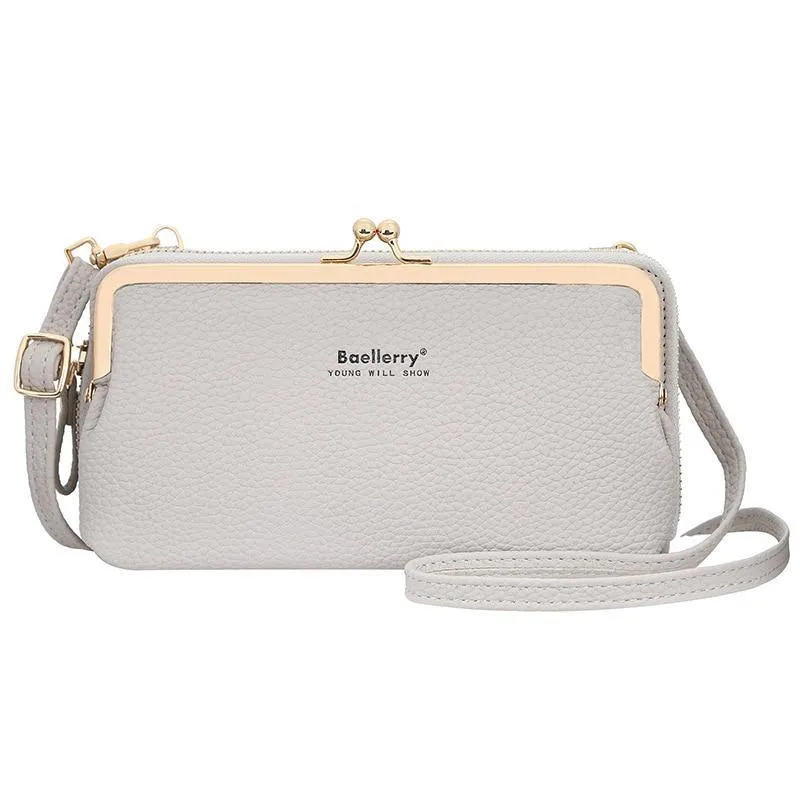 Women's PU Leather Phone Clutch